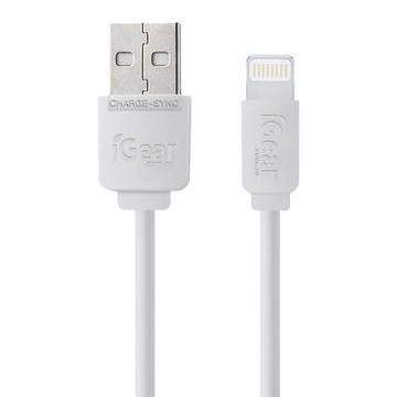 Cable Charge/Sync iPhone 1M White - Suits iPhone 5|6|7|8|X