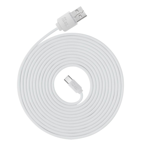 Cable Chg/Sync Type C USB 2.0 White 3metre