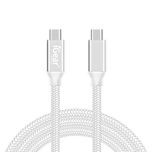 Cable Charge/Sync Type C to Type C USB 3.1 Braided White