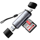 OZIMPLIFY Type-C/USB Card Reader Micro SD/SD