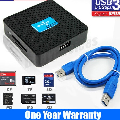 USB 3.0 2.0 All In One Multi Memory Card Reader
