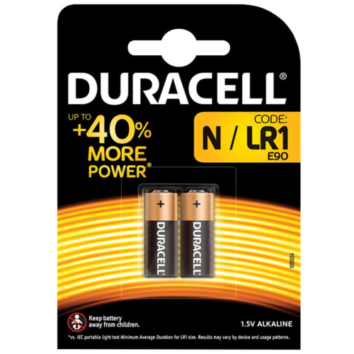 N/LR1 Duracell 2pk Batteries