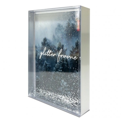 Silver Metallic Glitter Frame (6x4)
