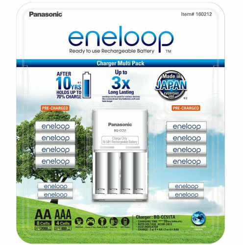 Panasonic Eneloop Rechargeable Battery Pack