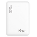 Power Bank 5000mAH Dual USB - White