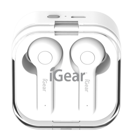 Wireless Earphone with Charging Case - White