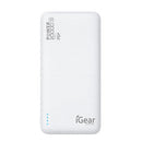 POWER BANK 20,000mAh DUAL USB & TYPE C - WHITE