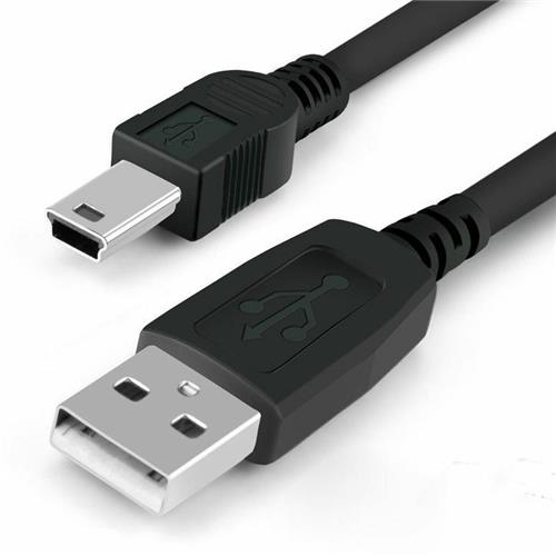 1,5m USB 2.0 to Mini USB Mini-B 5Pin Data Adapter Fast Charger Cable Cord