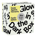 Cards Against Humanity Family Edition First Expansion Glow In The Dark Box