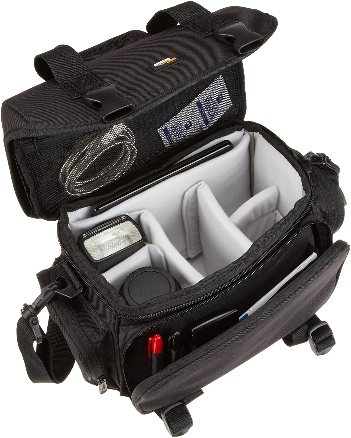 AmazonBasics Large DSLR Gadget Bag (Gray interior)