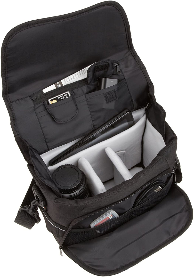AmazonBasics Medium DSLR Gadget Bag (Gray Interior)