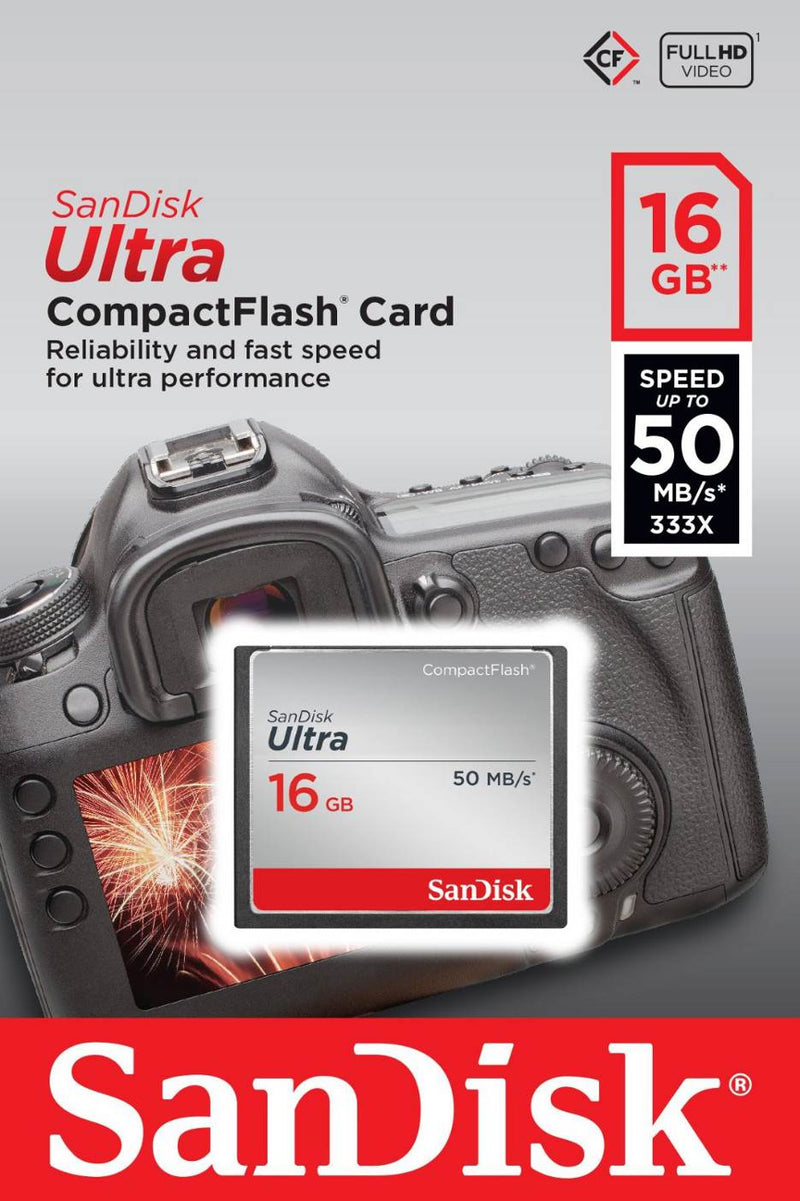 Sandisk Ultra Compact Flash Memory Card