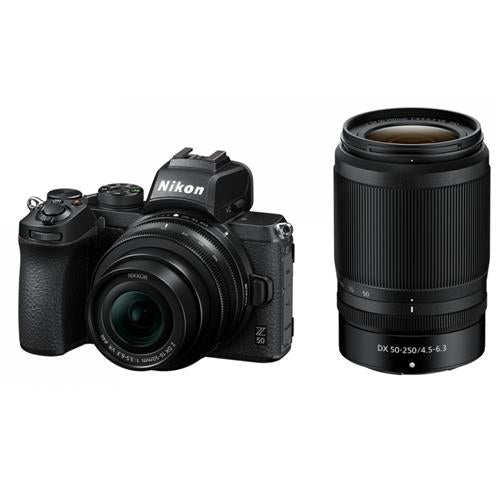 Nikon Z50 Digital Camera with 16-50mm + 50-250mm Lens Kit