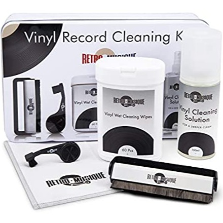 Vinyl Record Cleaning Kit in Tin