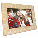 Wooden frame 4x6 White Reindeer