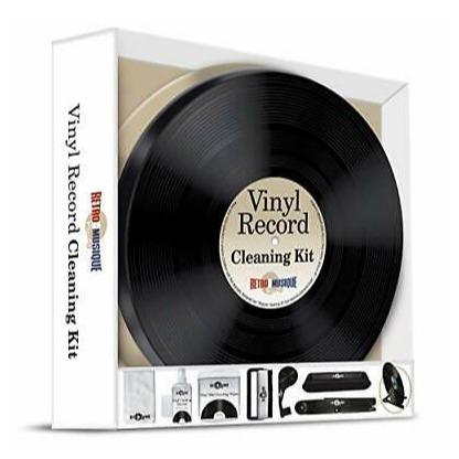 Vinyl Record Cleaning Kit in Round Tin