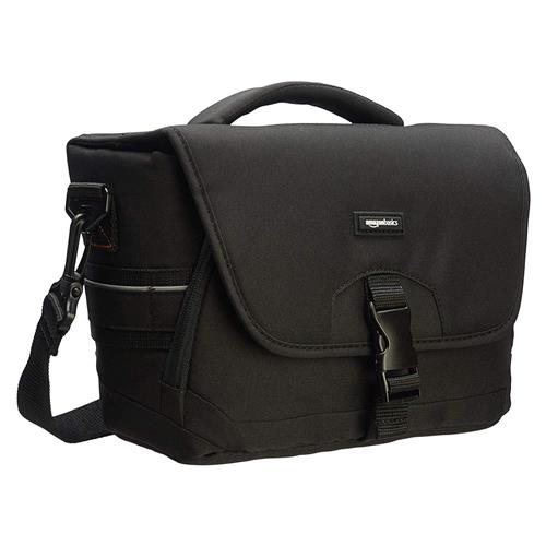 AmazonBasics Medium DSLR Gadget Bag (Gray Interior)