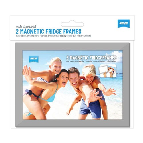 Magnetic Fridge Frame Silver 2 pack